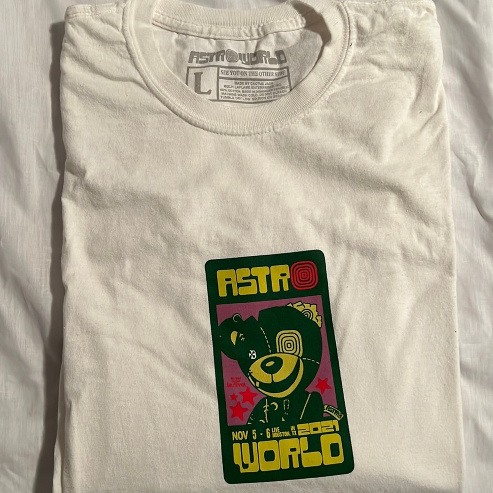 2021 Travis Scott ASTROWORLD Festival T-Shirt